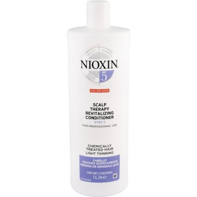 Nioxin System 5 lehký kondicionér pro mírné řídnutí normálních až silných přírodních i chemicky ošetřených vlasů Scalp Revitaliser Conditioner Medium to Coarse Hair Normal to Thin-Looking 1000 ml