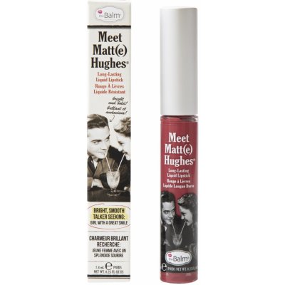 theBalm Dlouhotrvající tekutá rtěnka Meet Matt e Hughes Committed Pinky Nude 7,4 ml