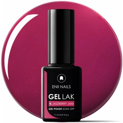 Enii Nails Gel lak 4. Jazzberry jam 11 ml – Hledejceny.cz