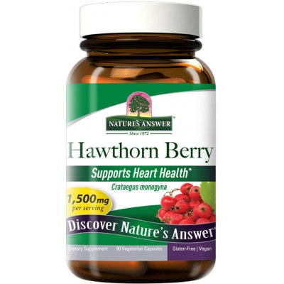 Nature's Answer Hawthorn Berry 90 Veg Kapslí – Hledejceny.cz