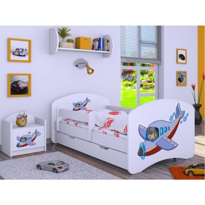 BabyBoo MAX se šuplíkem LETADLO bílá – Sleviste.cz