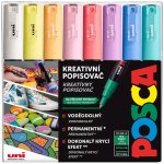Uni Posca PC-3M sada 8 ks pastelové barvy – Zboží Mobilmania