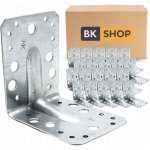 Tesařský úhelník BKshop 100x100x80 mm prolis 2,5 mm 20 ks – Sleviste.cz