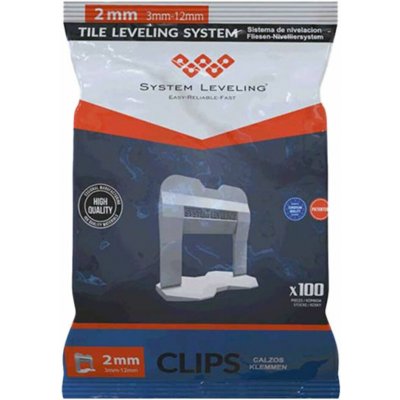 System Leveling SL1112 nivelační spony 2mm (100ks) – Zboží Mobilmania