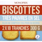 Monoprix Toastový chléb nízkým obsah soli 300g – Sleviste.cz