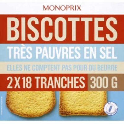 Monoprix Toastový chléb nízkým obsah soli 300g – Sleviste.cz