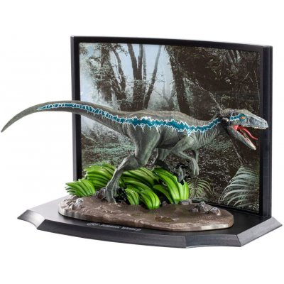 Noble Collection Jurassic World Statue Velociraptor Blue Raptor Recon 8 cm