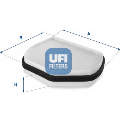 Filtr, vzduch v interiéru UFI 53.007.00 – Hledejceny.cz