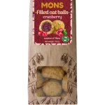Mons plněné ovesné kuličky s brusinkami 150 g – Zboží Dáma