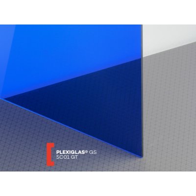 Röhm Plexiglas GS 3 mm 5C01 propustnost 5% 1010 x 2030 mm modré 1 ks – Zbozi.Blesk.cz
