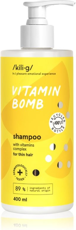 Kilig Vitamin Bomb Hair Strengthening Shampoo 400 ml