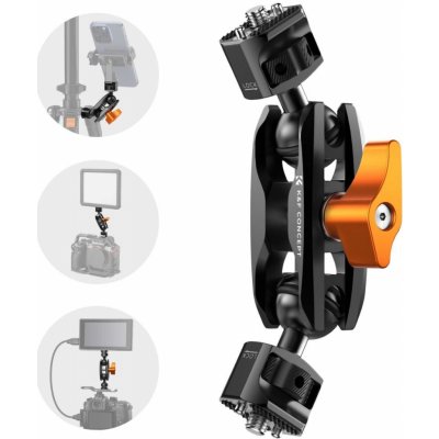 K&F Concept K&F 360° Rotation Magic Arm with Double Ball Heads – Zboží Živě