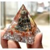 Jezírková dekorace Orgonitová energetická pyramida B2-5cm