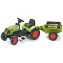 FALK Šlapací traktor 2040B Claas Arion 410 s vlečkou