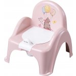 TEGA Hrající dětský nočník s poklopem Medvídek růžový – Sleviste.cz