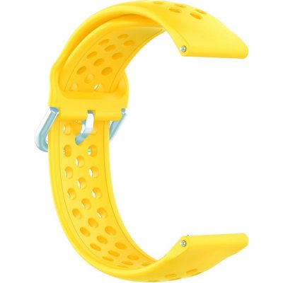 SmartFit Sportovní silikonový řemínek k hodinkám / žlutý / šířka 22mm 661026 – Zbozi.Blesk.cz