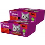 Whiskas Adult Classic Meals s hovězím kuřecím jehněčím drůbežím v omáčce 160 x 85 g – Sleviste.cz