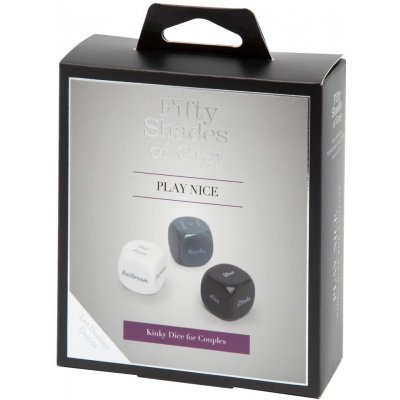 Padesát odstínů šedé sada kostek na sex 3ks – Zboží Dáma
