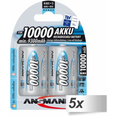 Ansmann D 9300 mAh 10ks 5030642 – Zboží Mobilmania