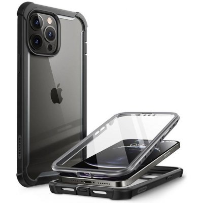 Pouzdro AppleMix SUPCASE Ares Apple iPhone 13 Pro + tvrzené sklo - odolný - černý – Zbozi.Blesk.cz