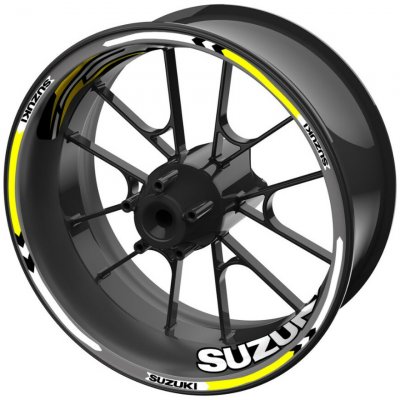 sada barevných proužků EASY na kola Suzuki žlutá | Zboží Auto