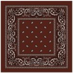 Woodrow Bandana šátek hnědá – Zboží Dáma