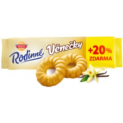 Sedita Rodinné Věnečky vanilkové + 20% 120 g