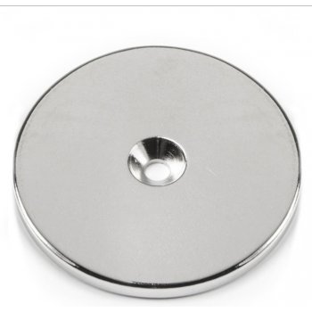 Magsy Neodymový magnet válec s dírou pro šroub se zápustnou hlavou pr.50 x 4 N 80 °C, VMM4-N35 21095