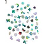 Set dekorací do pryskyřice mix druhů Varianta: 1 – Zboží Dáma