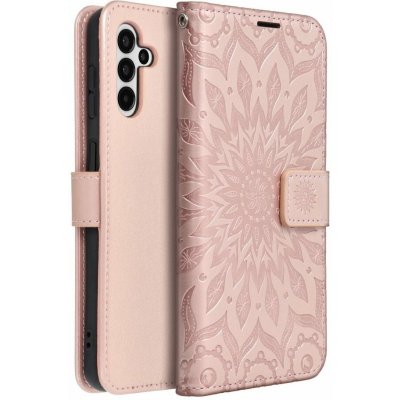 MEZZO Book case pro Xiaomi Redmi 15, mandala rose gold – Zboží Živě