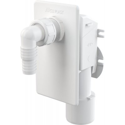 Sifon pračkový podomítkový Alca APS4 bílý – Zboží Dáma