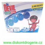 Dr. Devil Polar Aqua Push Pull WC blok bez košíku 2 x 20 g – Zboží Mobilmania