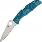 Spyderco Endura Blue K390 Serrated – Zboží Dáma