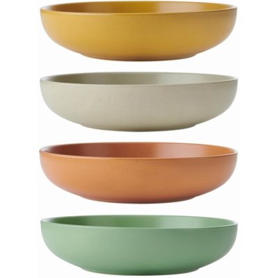 KitchenCraft Idilica Misky na těstoviny 21 cm keramické 4 ks – Sleviste.cz