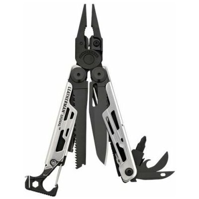 LEATHERMAN LEATHERMAN SIGNAL Black/silver (Černá čepel), Barva čierno-strieborná – Hledejceny.cz