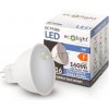 Žárovka Ecolight LED žárovka MR16 12V 2W studená bílá