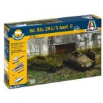 Italeri model vozidla Sd.Kfz.251 1 Ausf.C Fast Assembly military 7516 1:72 – Zboží Mobilmania