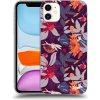 Pouzdro a kryt na mobilní telefon Apple Pouzdro Picasee ULTIMATE CASE Apple iPhone 11 Pro - Purple Leaf