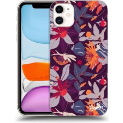 Pouzdro Picasee ULTIMATE CASE Apple iPhone 11 Pro - Purple Leaf