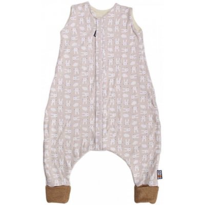 Kaarsgaren Spací pytel bambusový s nožičkami pro děti béžový zajíc – Hledejceny.cz