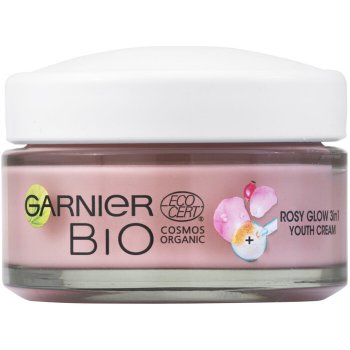 Garnier Bio Rosy Glow Šípkový olej a vitamín C 3v1 denní krém 50 ml