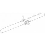 Eppi Zlatý náramek na nohu se stromem života hope LB43832 – Zbozi.Blesk.cz