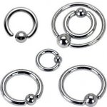 S4U Piercing kruh s kuličkou rozevíratelný (1,6 x 6 mm, kulička 3 mm) K1001-16063 – Zboží Dáma