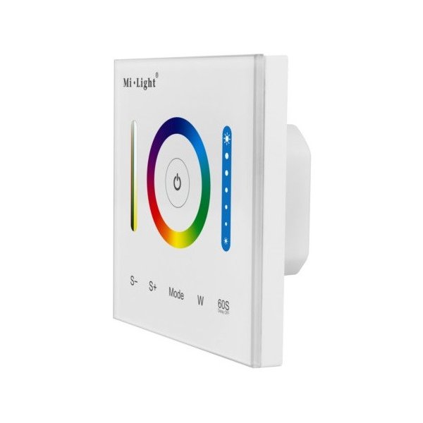 Stmívač Nástěnný ovladač Mi-Light P3 pro RGB/RGBW/RGB+CCT LED pásky 12-24V 15A