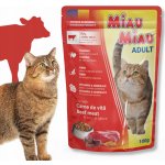Miau Miau Adult Beef 100 g – Zboží Mobilmania