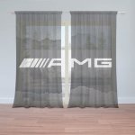 Sablio Záclony AMG černá: 2ks 150x250cm – Hledejceny.cz