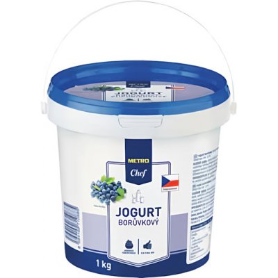 Metro Chef Jogurt Borůvka 3,5% 1 kg – Zboží Dáma