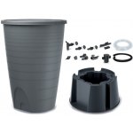 PROSPERPLAST Sud na dešťovou vodu s podstavcem a příslušenstvím PERUNO SET antracit 260l – Hledejceny.cz