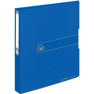 Herlitz pořadač dvoukroužkový A4 4 cm neprůhledný modrý – Zboží Živě