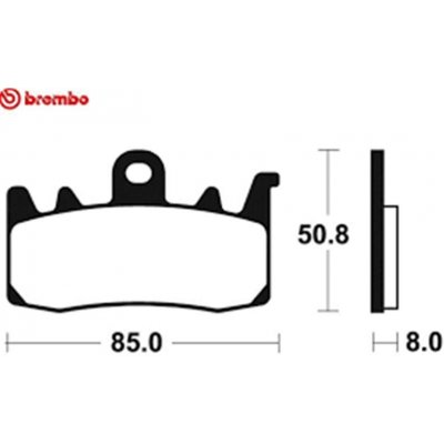 Přední brzdové destičky Brembo Ducati 959 PANIGALE CORSE 2018 - směs SA | Zboží Auto